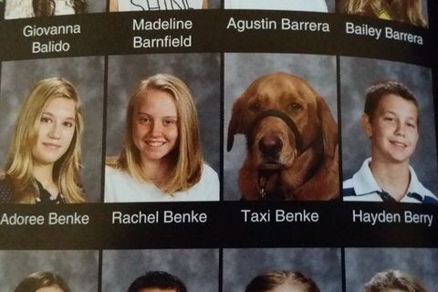 Rachel and Taxi Benke yearbook pic