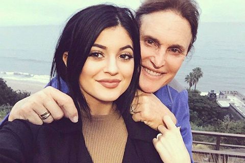 Kylie and Bruce Jenner