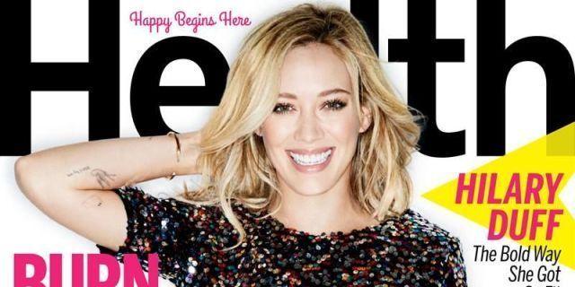 Hilary Duff Body Image Struggles As Teen Hilary Duff Health Magazine Cover 2014 