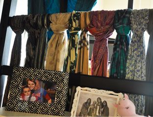 our organized scarves