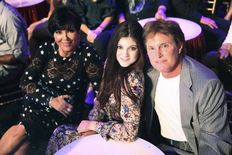 Kylie Jenner, Bruce Jenner, and Kris Jenner