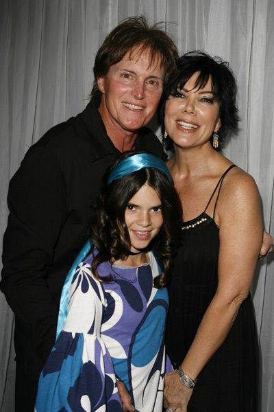 Kendall, Kris and Bruce Jenner
