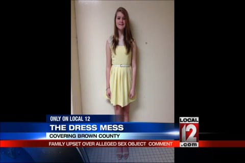 Ohio Teen Told To Cover Her Bare Shoulders At School Dance