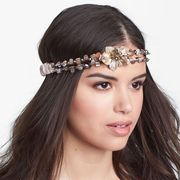 Jeweled Floral Halo