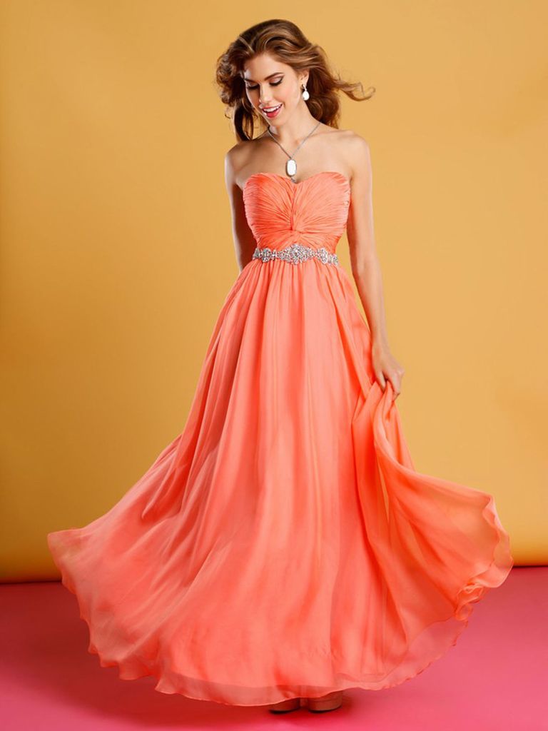 Yellow Prom Dresses - Orange Prom Dresses