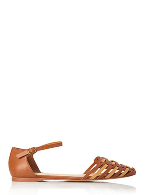 tan summer flats