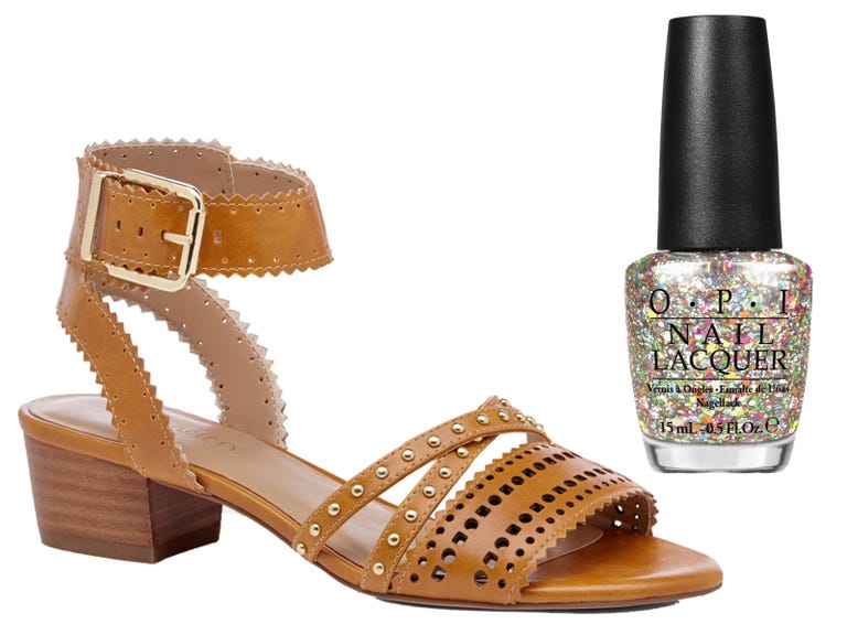 Match Your Pedicure To Your Sandals Summer 2014 Nail Polish And Sandals
