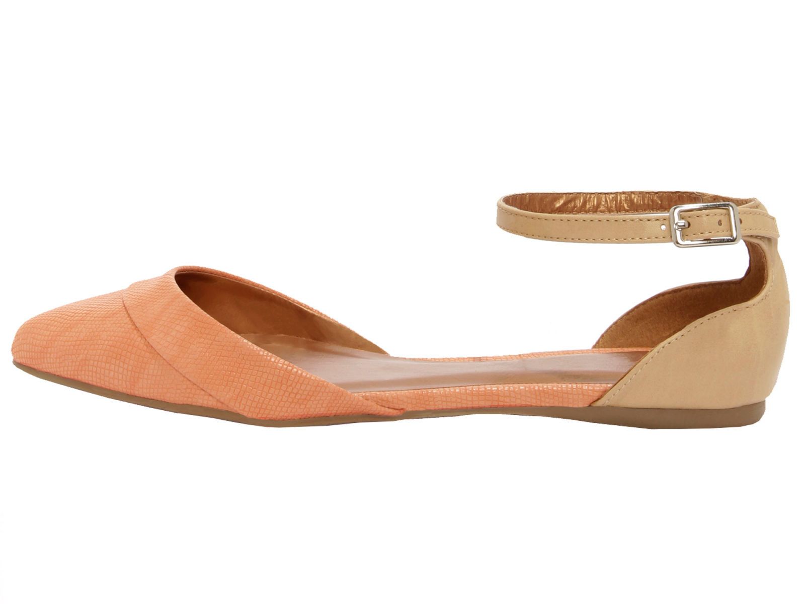 cheap orange flats