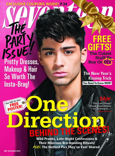 One Direction Seventeen Magazine- One Direction Magazine Covers