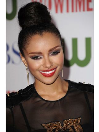 Kat Graham at the CW and Showtime TCA party