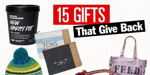 15 Holiday Gifts That Give Back - Charitable Gift Ideas