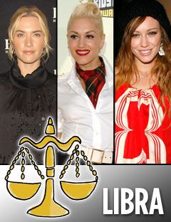 kate winslet gwen stefani and hilary duff with the libra symbol