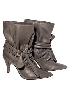 ankle tie boots