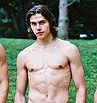 three shirtless guys