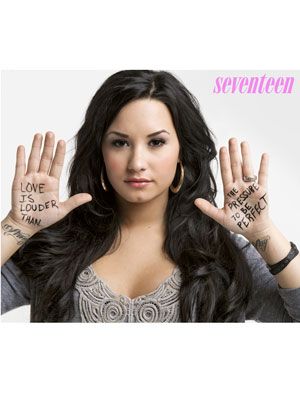 Demi Lovato in her love is louder campaign