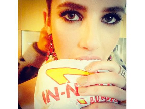 Emma Roberts's In-N-Out Burger