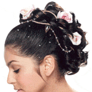 quinceanera updo hairstyle