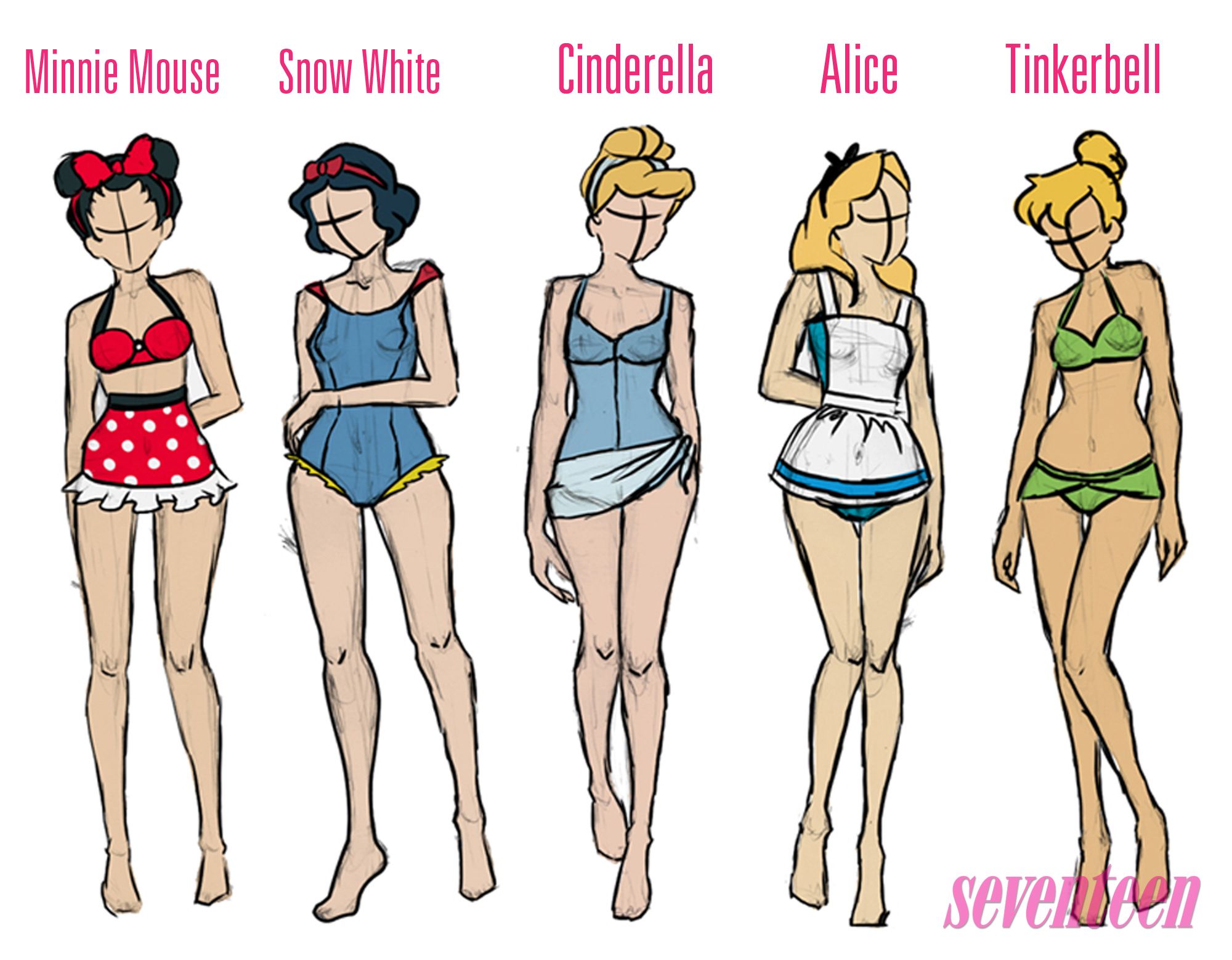 disney princess in swimsuit