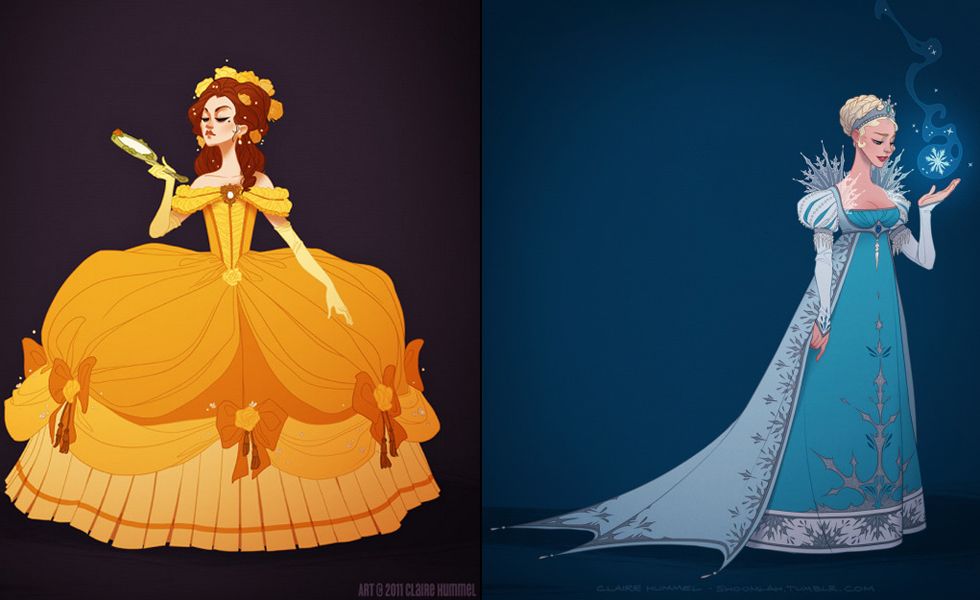 historically accurate princess dresses