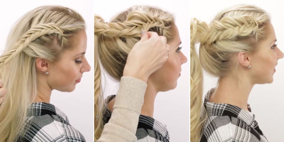 How to French Braid in 9 Easy Steps - French Braid Hair Video Tutorial