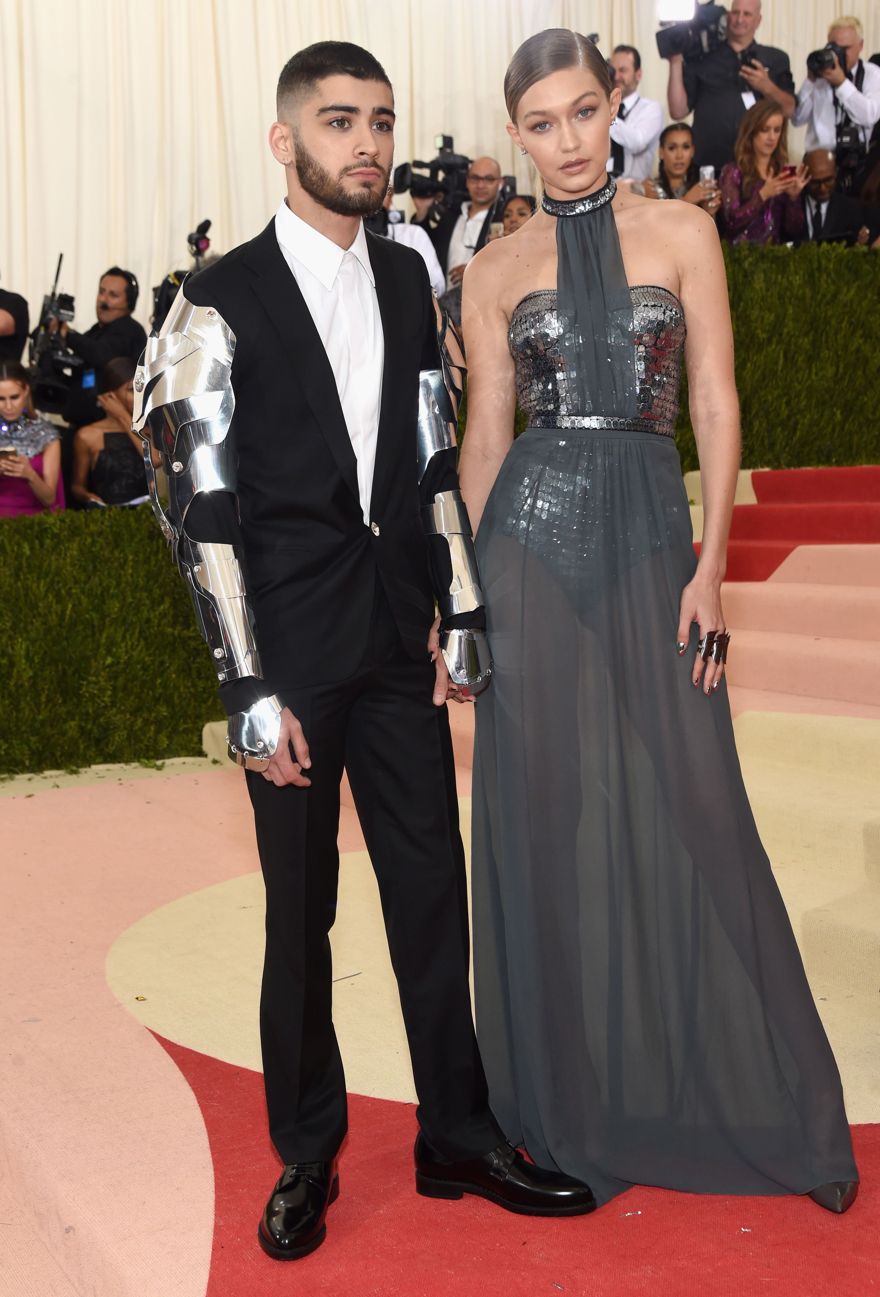 Gigi Hadid and Zayn Malik Are a Literal Robot in Love at the Met Gala