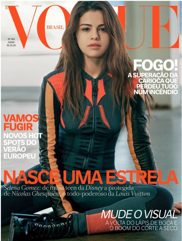 Selena Gomez Cuddles A Hunky Guy On Her First Vogue Cover