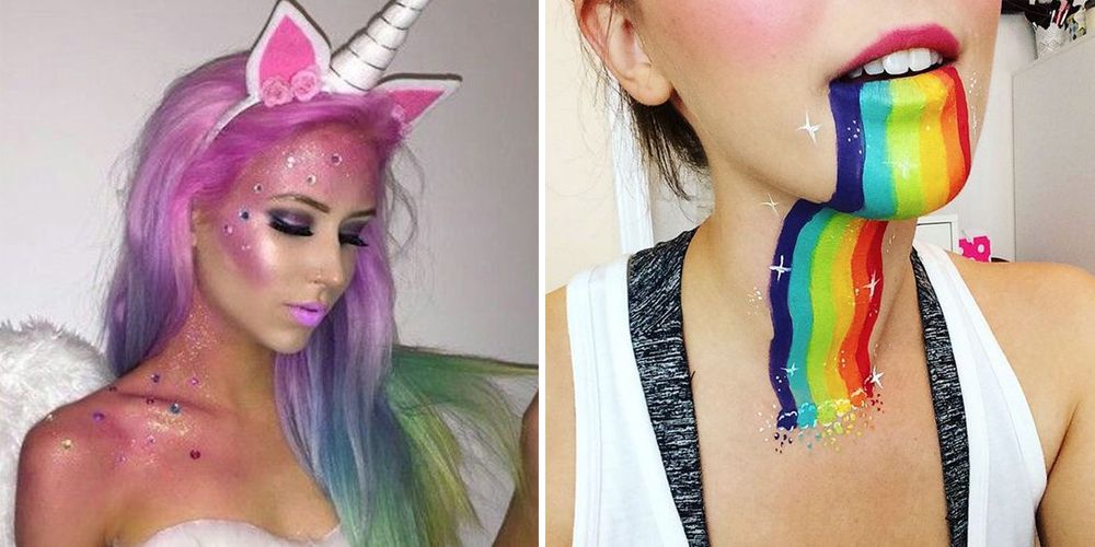 Licorne Dark Makeup HALLOWEEN 2017 