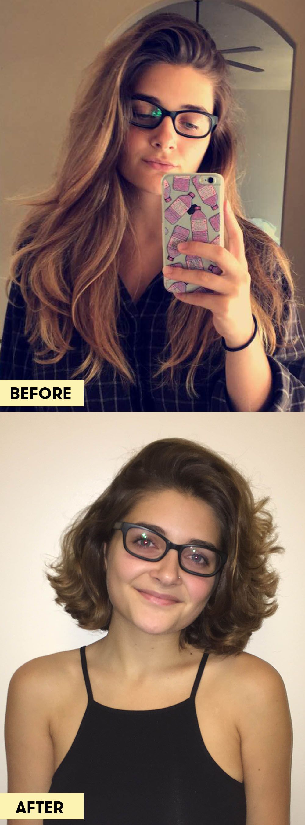 10 Girls Before and After Cutting Their Hair - Short Vs. Long Hair