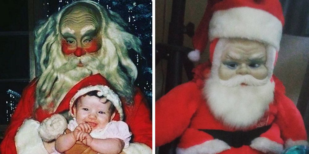14 Creepy Santas - Scary Santa Claus Photos
