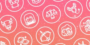 Red, Pink, Font, Pattern, Design, Circle, Wrapping paper, 