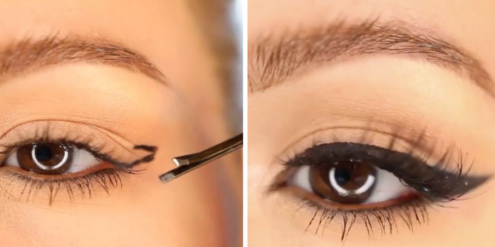 Eyeliner Hacks: Tricks for Employing Unusual Materials to Enhance Your Winged Liner.