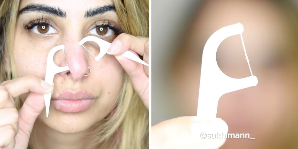 kuvert dominere fjende People Are Using Dental Floss to Remove Blackheads