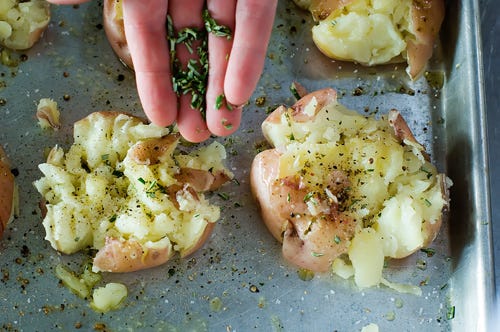 Crash Hot Potatoes Recipe - How to Make Crispy Smashed Potatoes