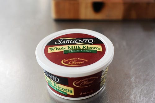 Sargento® Whole Milk Ricotta Natural Cheese, 15 oz.