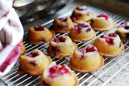 Individual Raspberry Cobblers