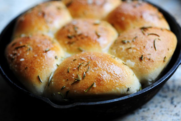 Buttered Rosemary Rolls