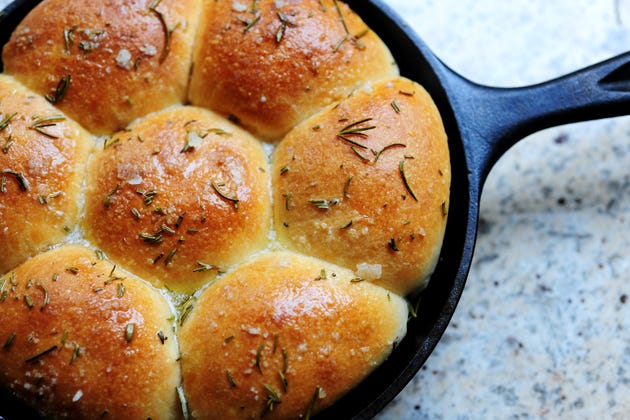 Buttered Rosemary Rolls