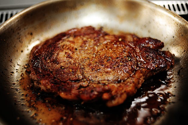 Steak with Burgundy Mushroom Sauce