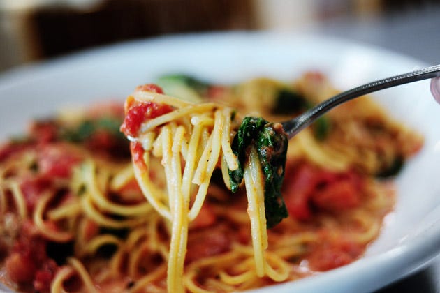 Pasta With Tomato-Blue Cheese Sauce