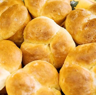 no knead dinner rolls