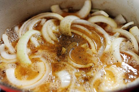 Beer-Braised Beef with Onions