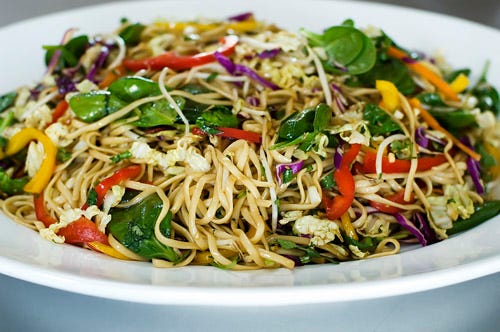 asian noodles salad