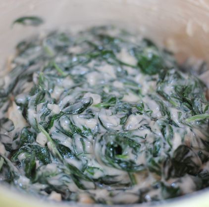creamed spinach recipes