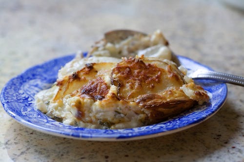 Creamed New Potatoes with Herbs - Momsdish