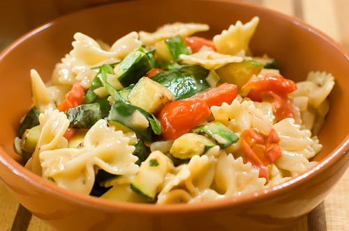 Farfalle with Zucchini