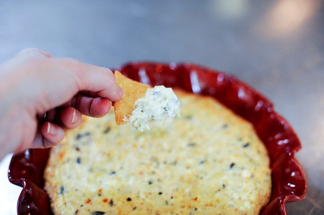 Hot Olive & Artichoke Dip