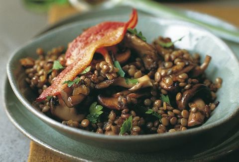sauteed-mushrooms-lentils