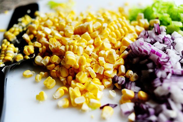 A Summer Grilled Corn, Chicken And Grape Salad {GF} {Zyliss Swift
