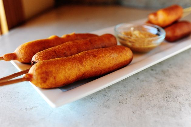 Classic Corn Dogs and Cheese on a Stick