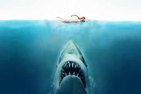 jaws movie poster